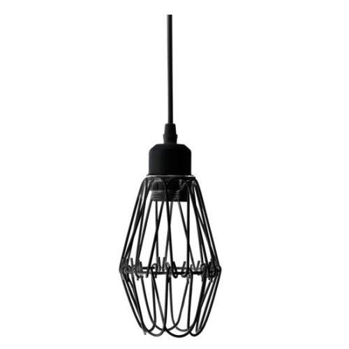 PANTALLA FLOR CHICA NEGRO